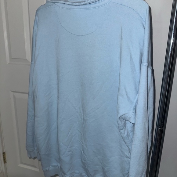 Light Blue Pullover Sweatshirt Aerie - Picture 3 of 4